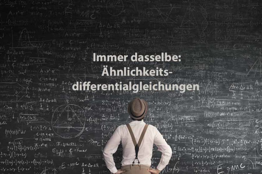 Mathematik 2 | Immer dasselbe: Ähnlichkeitsdifferentialgleichungen