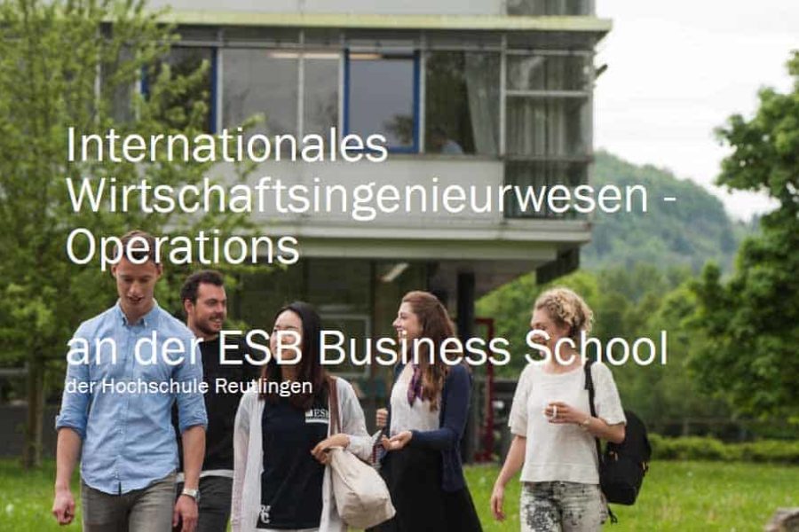 Liebe IWI-Studierende der ESB: ein hartes und trockenes Willkommen!